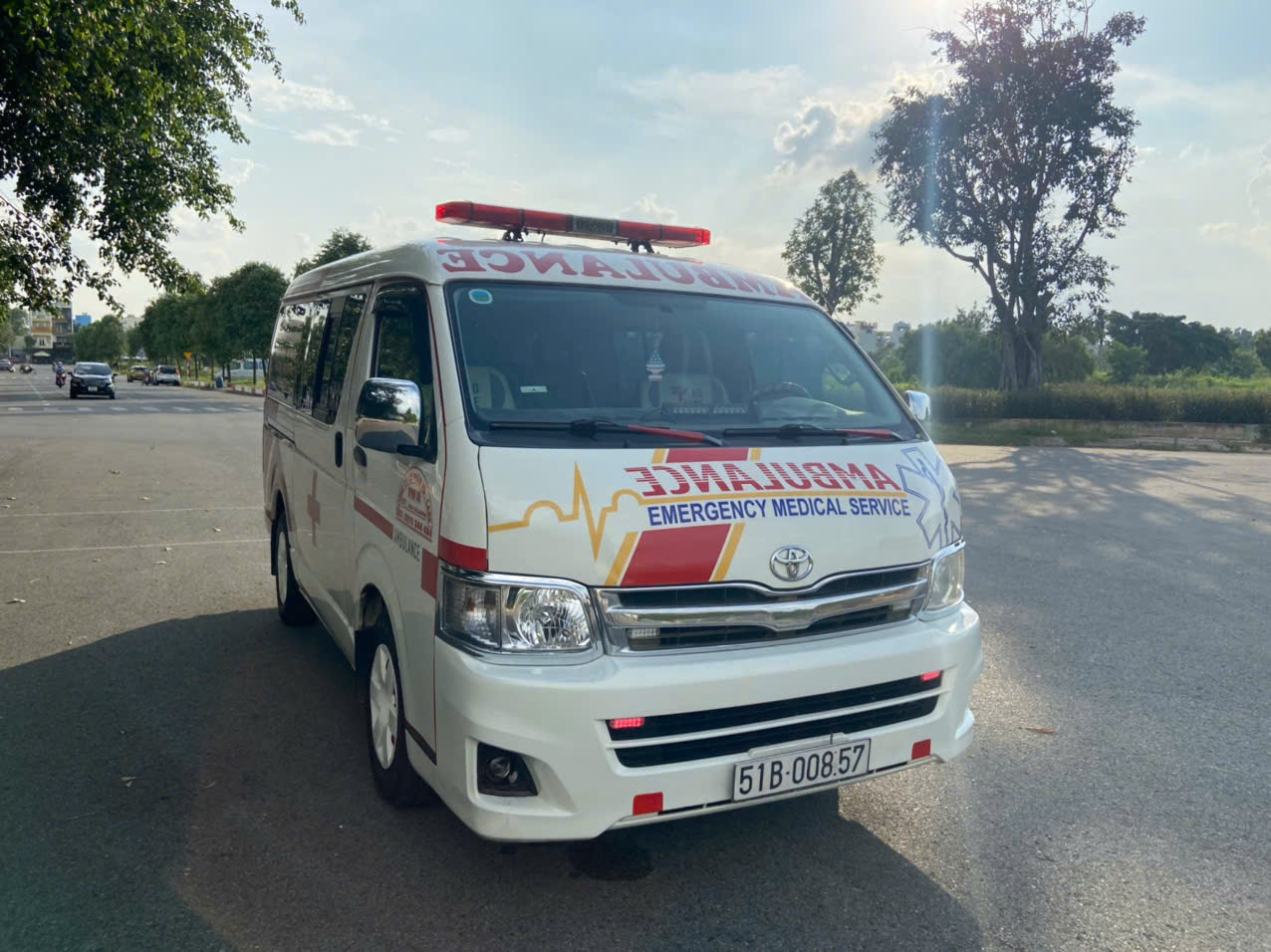 Đội xe cấp cứu chuyên nghiệp, đồng bộ